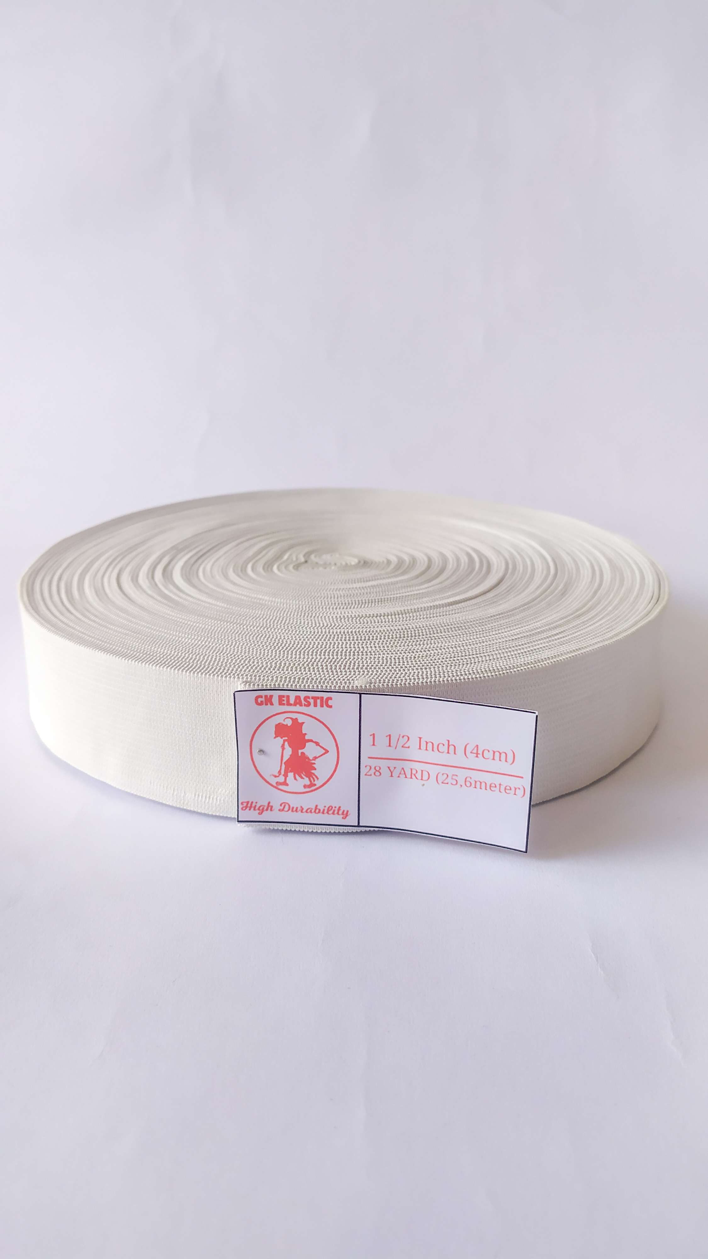 Karet Elastis Per Roll 2cm 25cm 3cm 4cm 5cm panjang 28 Yard (25 meter)
