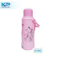 KIMPLAST Termos Air Panas Diamond  2 Liter  Tempat  Minum dengan Pegangan