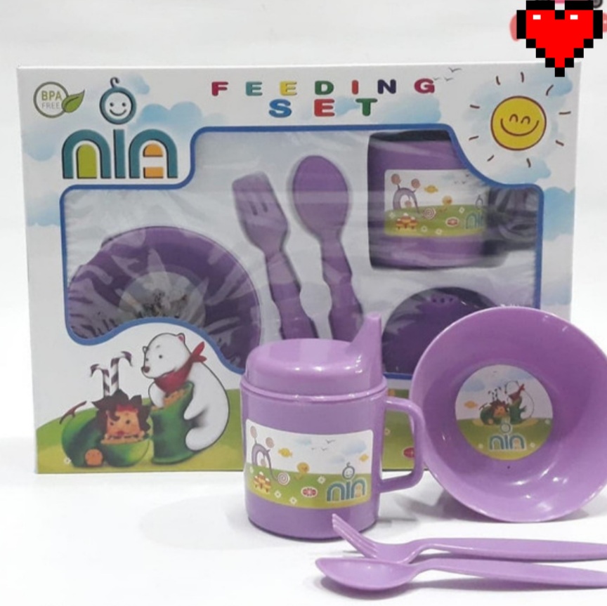 MEGASARI / COD/ KADO BAYI 5 IN 1 BABY GIFT SET FEEDING /PERLENGKAPAN MAKAN DAN MINUM ANAK 5 IN 1 / KADO BAYI FEEDING SET 5 IN 1 / HADIAH SET PERLENGKAPAN MAKAN DAN MINUM ANAK perlengkapan bayi baru lahir komplit