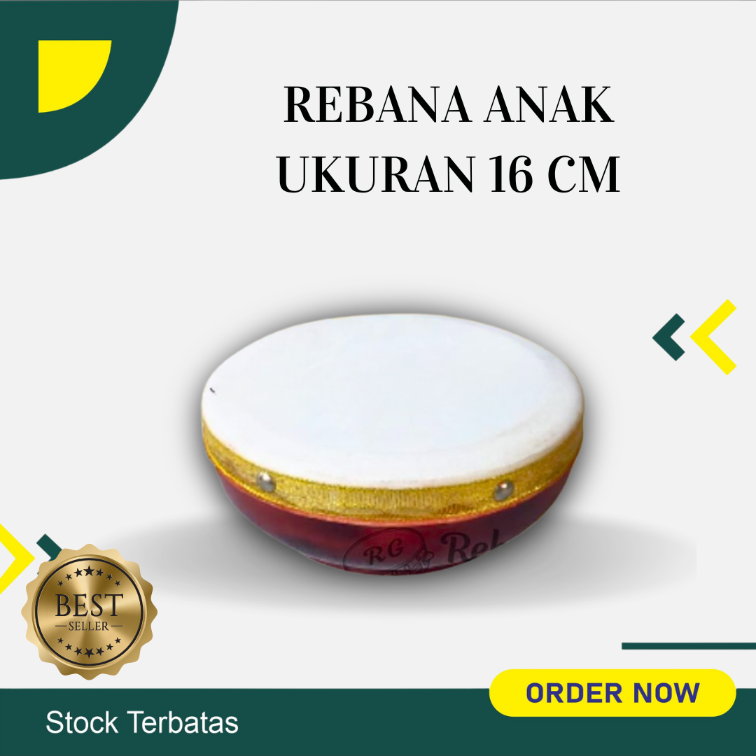 Gendangan Hadroh anak ukuran 22 cm
