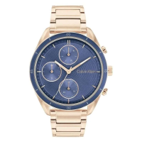 Calvin Klein CK-25200172 - Jam Tangan Wanita Blue Rosegold Original Garansi Resmi