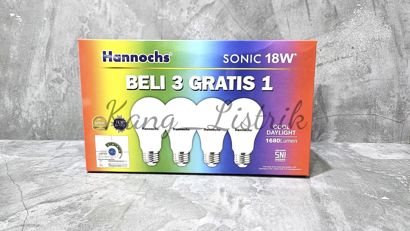 Lampu LED Paket Hannochs Sonic Beli 3 Gratis 1 / LED Paket Sonic 6Watt 10Watt 13Watt 18Watt