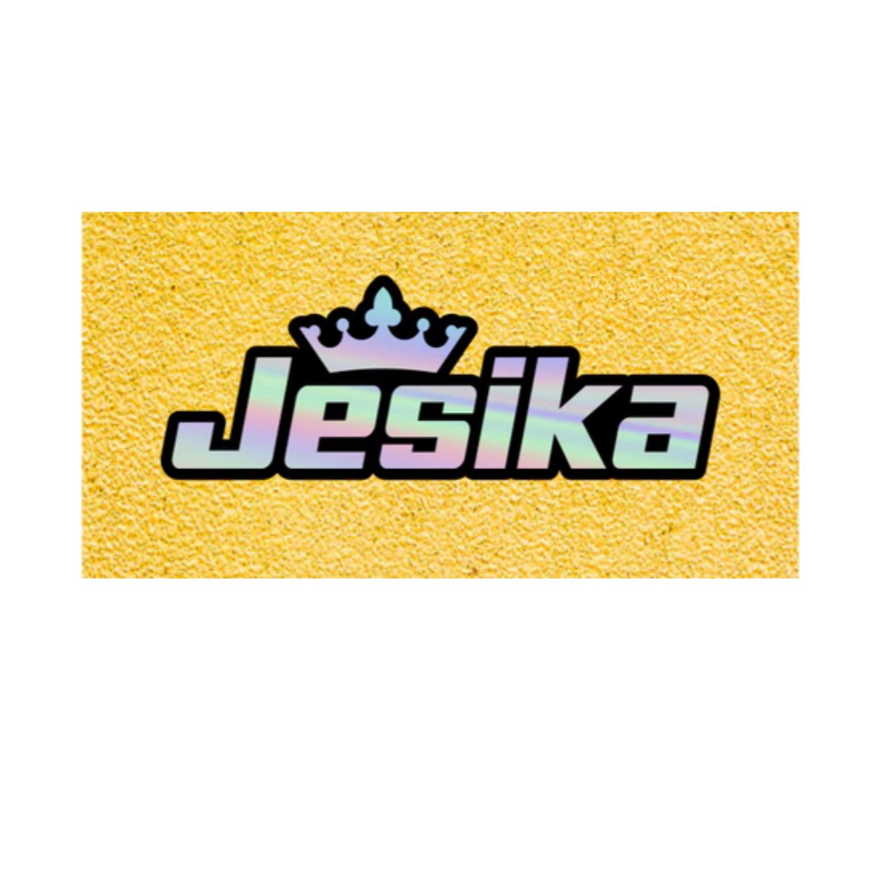 CUSTOM STIKER NAMA HOLOGRAM