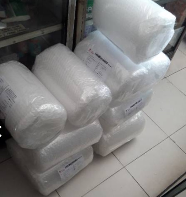 plastik gelembung 20 cm x 5 meter bubble wrap hitam putih buble babel wrab plastik pletokan