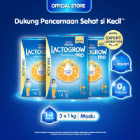[Paket isi 3] Lactogrow PRO 1+ Honey 1kg
