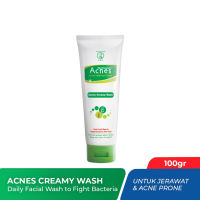 Acnes Creamy Wash - Pembersih Kulit Berjerawat