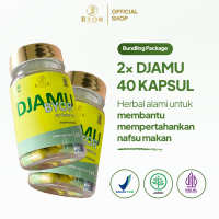 BYOR Paket Bundling Djamu Byor 40 Kapsul (2 Botol) - Suplemen Penambah Berat Badan Aman & Efektif