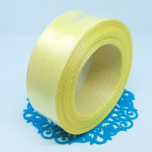 1Rol Pita satin 1 Inchi 25cm Dan 1/2inchi 15cm /Pita Kain Pita Satin Banyak Pilihan Warna