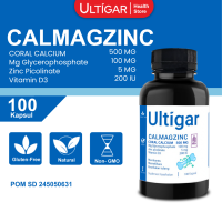 ULTIGAR CALMAGZINC MEMBANTU MEMELIHARA KESEHATAN TULANG ISI 30 & 100 KAPLET SALUT SELAPUT