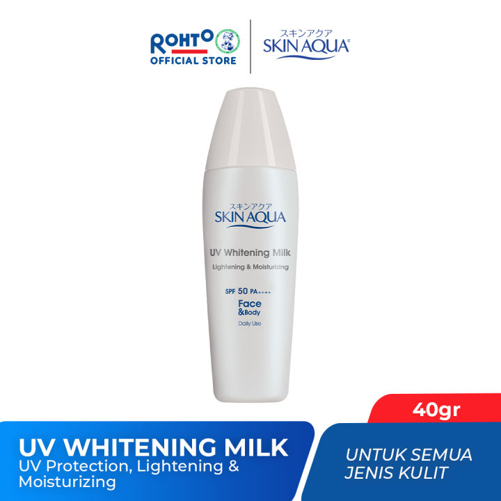 Skin Aqua UV Sunscreen Whitening Milk SPF 50 PA++++ - 40 gr (Protection against UV-A and UV-B)