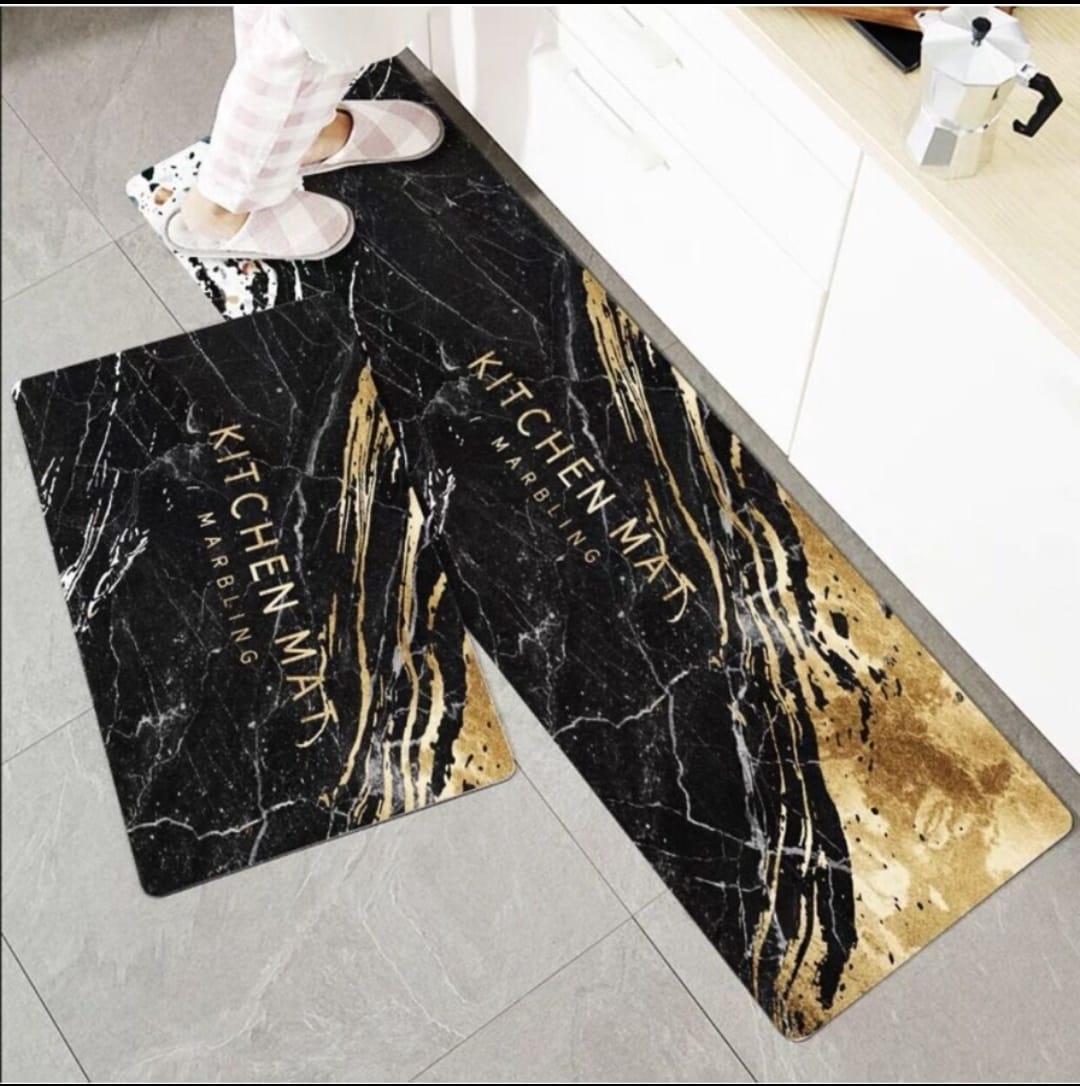 New Motif !! Keset Lantai 1 SET DAPAT 2 PCS KESET PREMIUM l Kitchen Floor Mat Anti Slip/Keset Dapur