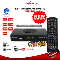 Advance Set Top Box TV Digital STB Receiver Penerima Siaran Full HD/kabel HDMI/STB Wifi Bisa Youtube DVB-T2 STP A01