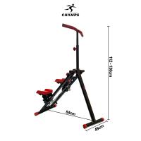CHAMPS Stair Climber I Climbing Machine I  Alat Kebugaran Multifungsi Mesin Panjat Tangga Latihan Panjat Tebing Alat Kebugaran Multifungsi