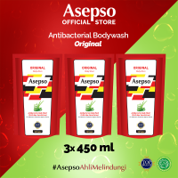 ASEPSO BUNDLING 3 PCS Sabun Cair Body Wash Original - 450 ml