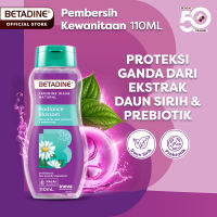 BETADINE WASH SIRIH RADIANCE BLOSSOM Pembersih Kewanitaan 110ml - Feminine Wash dengan Ekstrak Daun Sirih & Prebiotik – Membantu Mengurangi Bau Tidak Sedap Menjaga Kesegaran pH Seimbang Perawatan Area Kewanitaan Sehari-hari