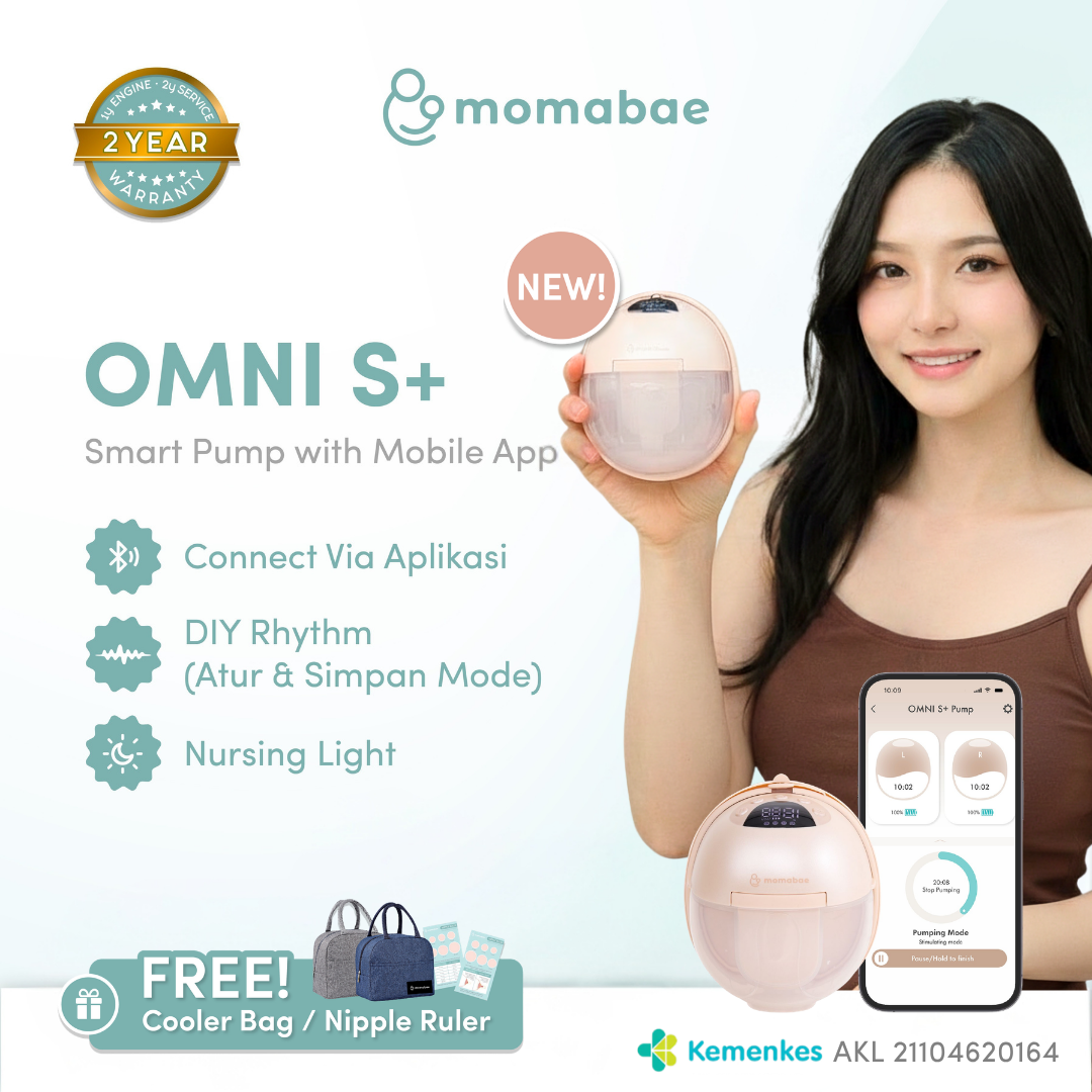 MOMABAE – OMNI S+ Pompa ASI Elektrik Handsfree Smart Breast Pump