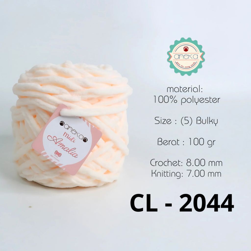 KATALOG - Benang Rajut Chenille Midi Amalia Yarn PART 1