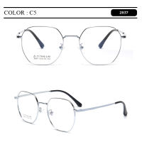 Berrybarton Kacamata Minus Titanium Lensa Photocromic Bluecromic Anti Bluray Untuk Wanita dan Pria T 2837