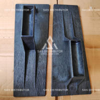 Roskam PVC Hitam Putih Tebal / Raskam Plastik Kotak / Raskam PVC / Laskam / Penghalus Dinding Acian