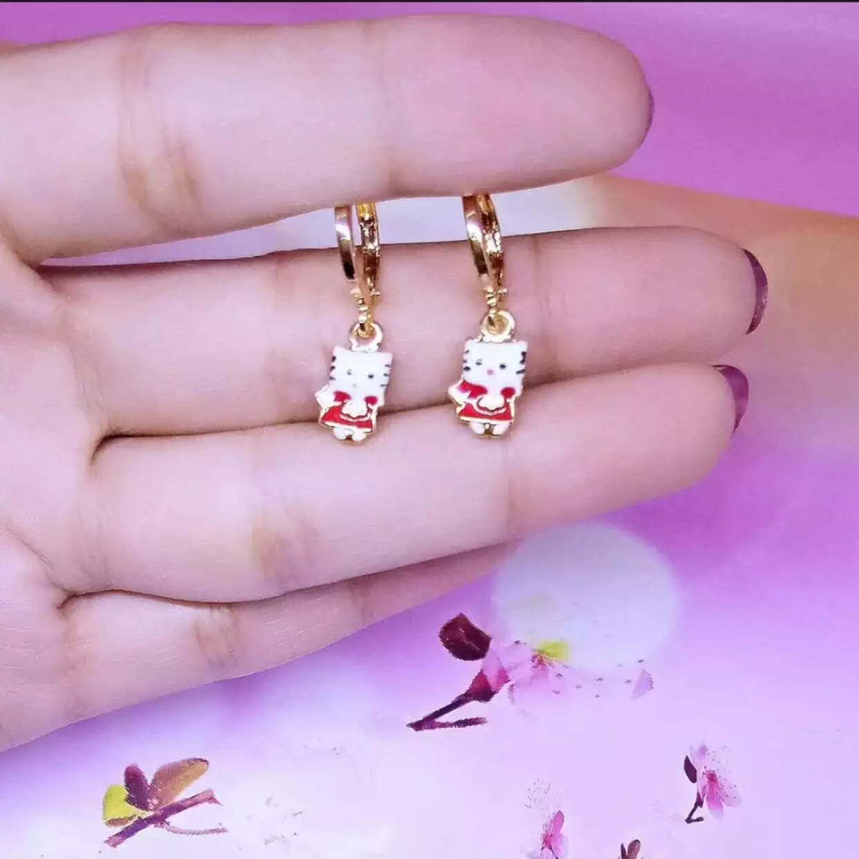 Anting anak motif hello kitty Xuping anting anak motif hello kitty xuping