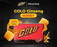 Golo Ginseng Minuman Serbuk untuk Stamina Pria Sehat  Mister Golo 1 Box isi 5 sachet
