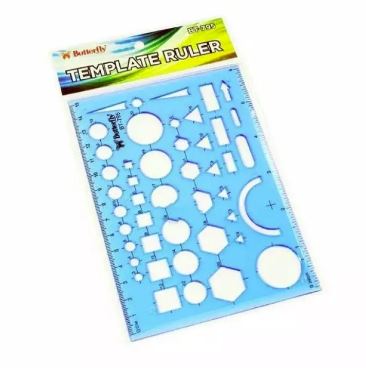 Template Ruler/Penggaris Bentuk
