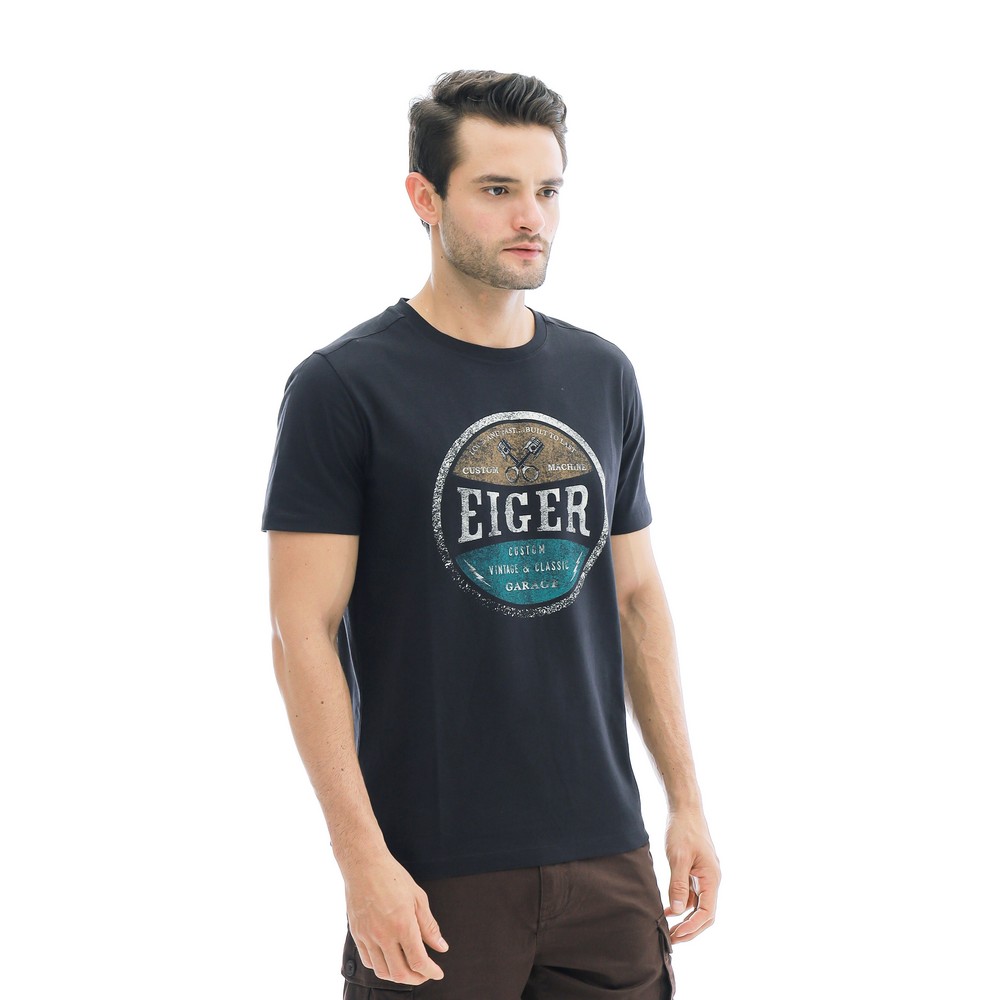 910004244 CUSTOM MACHINE S/S TEES RD - BLK