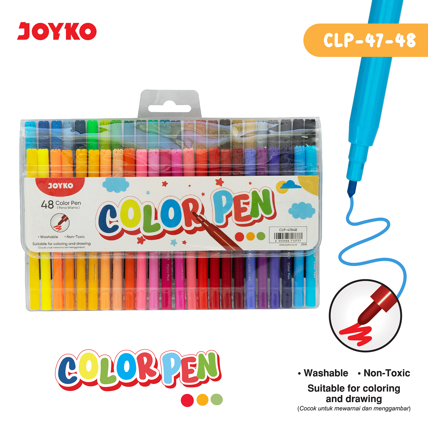 JOYKO Color Pen Pulpen Pena Warna CLP-47