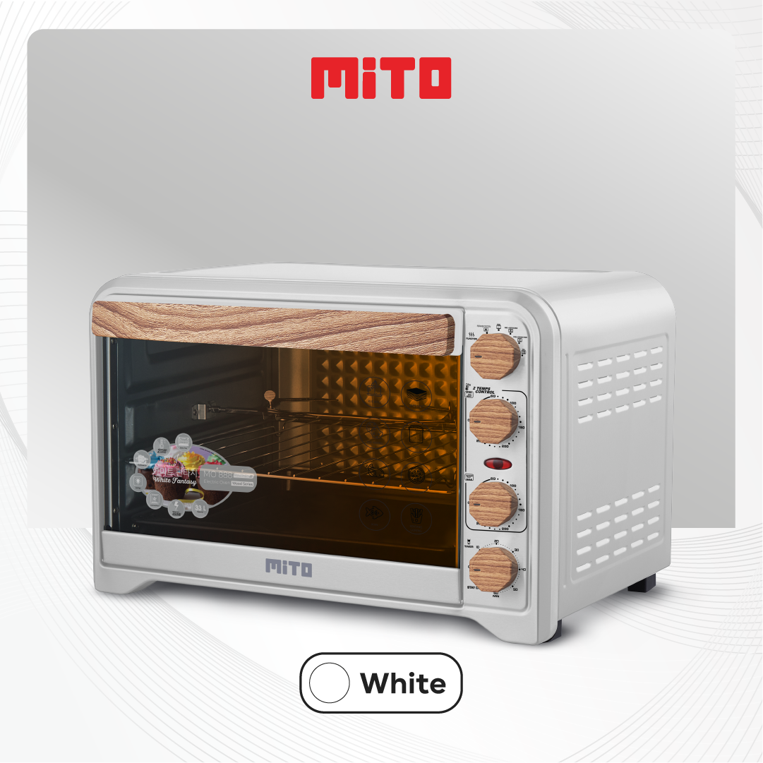 MITO Oven Listrik Fantasy 2 MO888 Wood Series 33L Low Watt