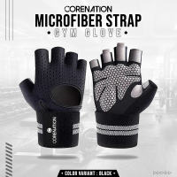 CoreNation Glove Fitness Gym Microfiber Long Strap Sarung Tangan Fitness Gym Olahraga