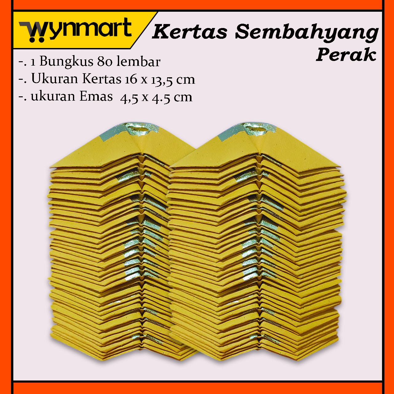 Kertas Sembahyang / Kimcua 888 Lipat Emas / Perak