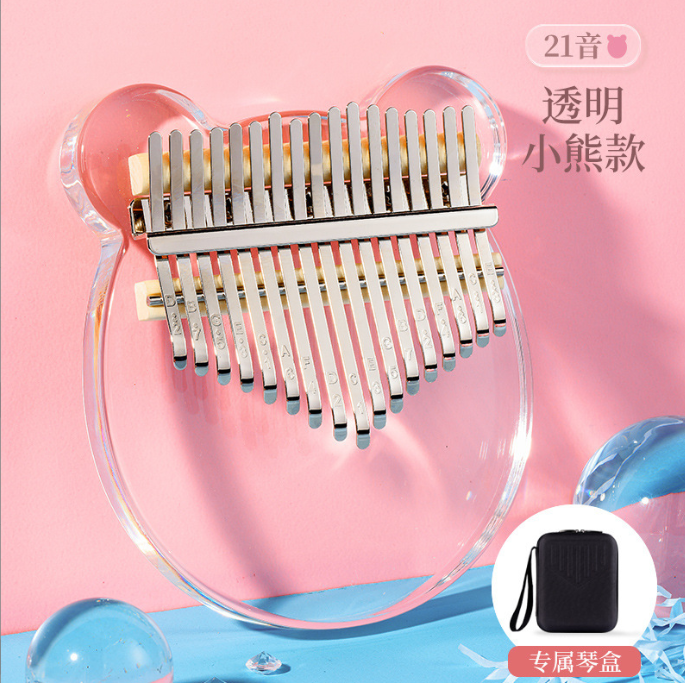 Kalimba 21 keys Acrylic - Kalimba Alat Musik