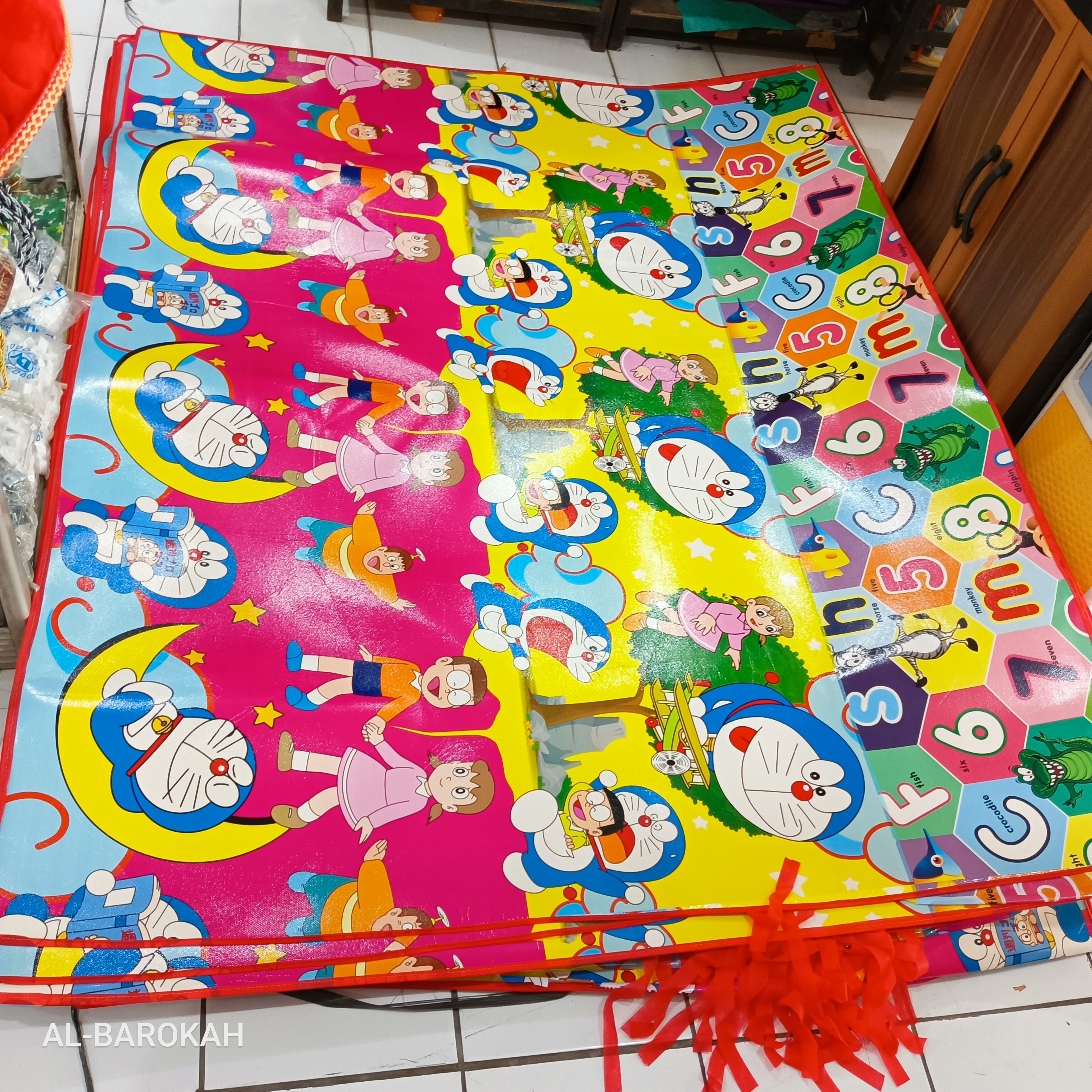 karpet spons Plastik JUMBO motif 160CMX200CM tebal 3mm tikar piknik karpet lantai jumboTikar Eva tanpa sambung