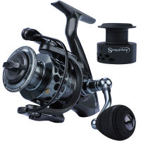 Sougayilang Trolling Reel Pancing 20KG Rasio Gir 5.2:1untuk Pegangan Kanan/Kiri Kapal Nelayan Logam