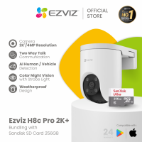 Ezviz H8c 4MP 2K Smart IP Camera CCTV Outdoor w/SD Card 64/128/256GB