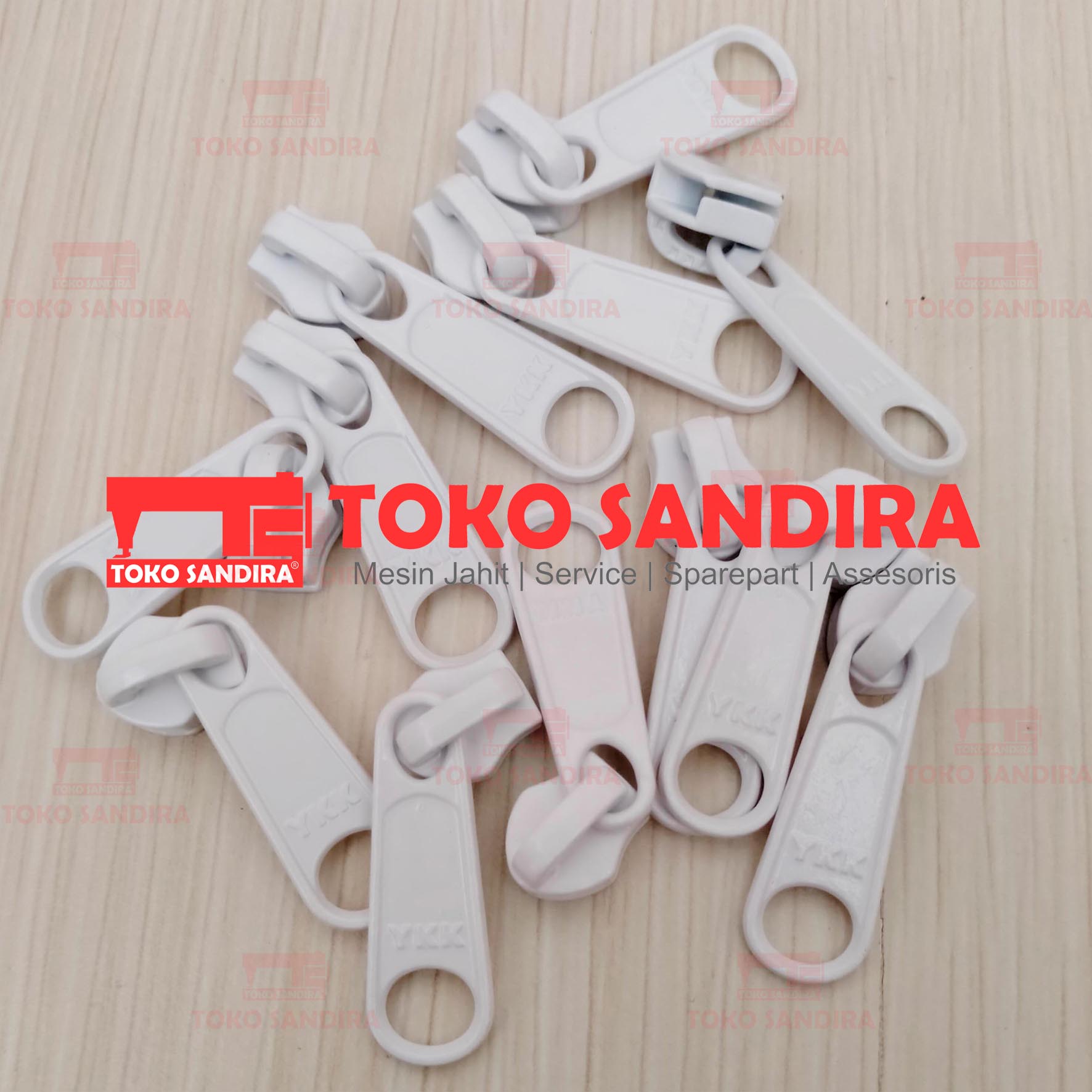 12 pcs Kepala Resleting tas/kepala resleting YKK 5 NILON/NO 5/kepala sleting ykk murah/toko alat jahit/kebutuhan menjahit/toko perlengkapan menjahit/alat jahit lengkap