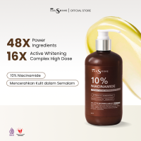 [Promo Tengah Bulan] Laushine New Formula - Pump Overnight Intense Whitening Booster Lotion 9DHyaluronicAcid + 8X Mixberries Extract with Extra Shooting - HB Dosting