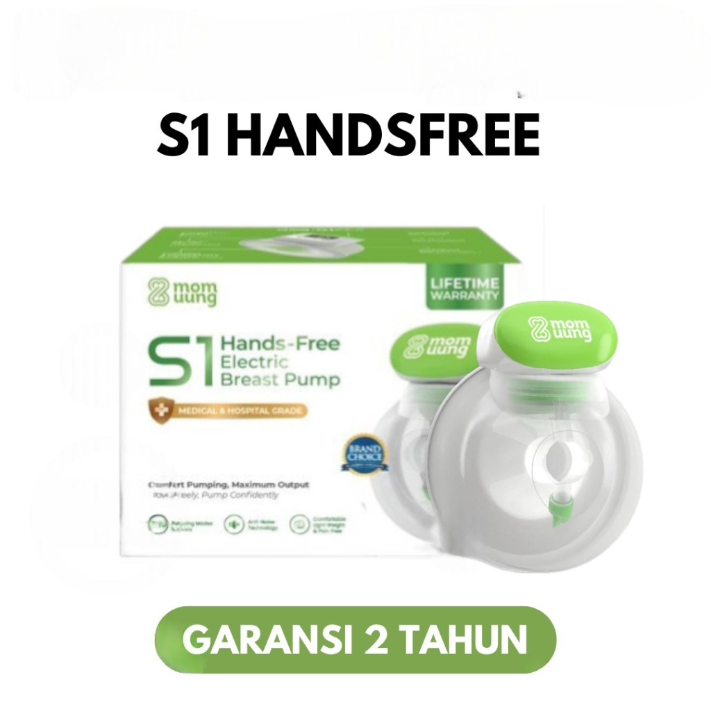 MOM UUNG BREAST PUMP POMPA ASI M1 PRP PORTABLE ELECTRIC GARANSI 2 TAHUN / POMPA S1 HANDSFREE ELECTRIC BREASTPUMP