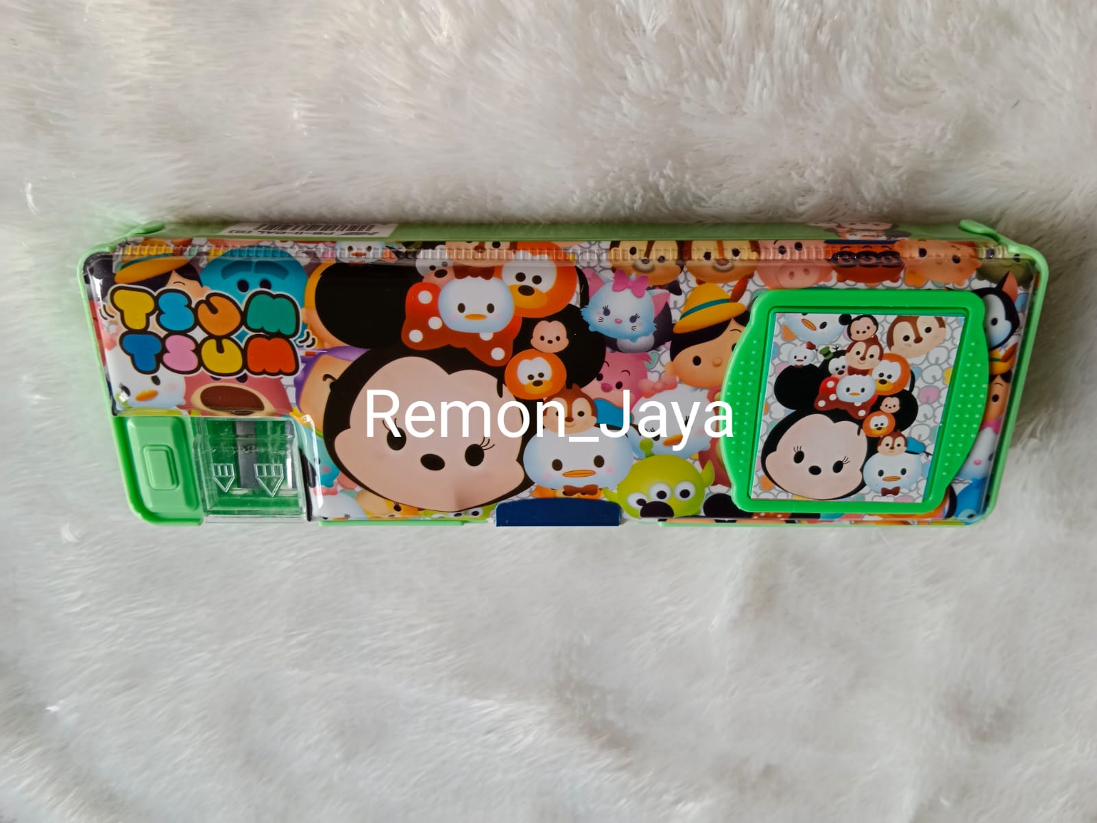 new kotak pensil karakter/tempat pensil kalkulator dan rautan pensil / gambar karakter kartun lucu banyak pilihan