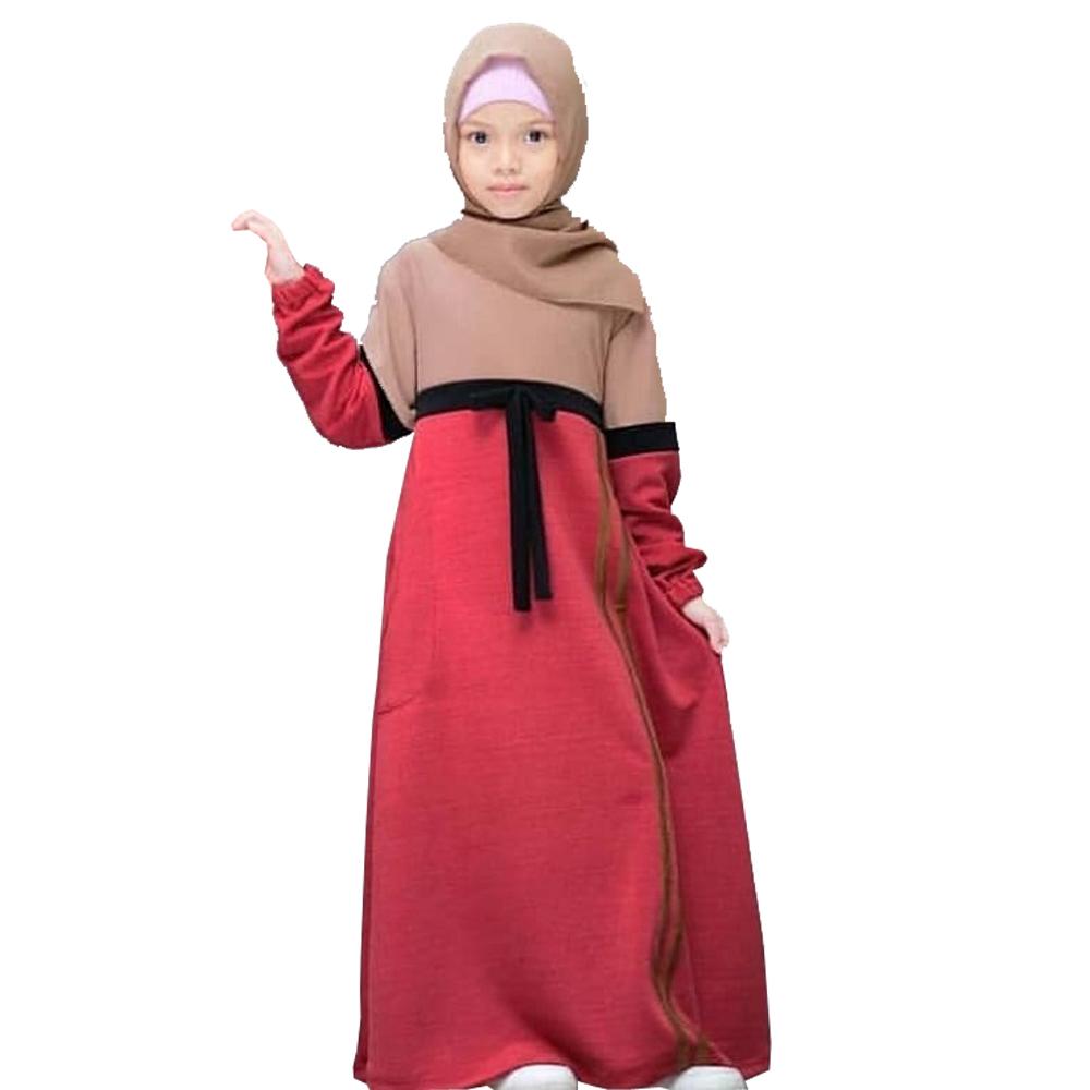 Baju Muslim Modern Gamis CANDICE KIDS DRESS Moscrepe Terusan Anak Paling Laris Dan Trendy Baju Panjang Polos Muslim Dress Pesta Terbaru Maxi Muslimah Termurah Pakaian Modis Simple Casual Terbaru 2019
