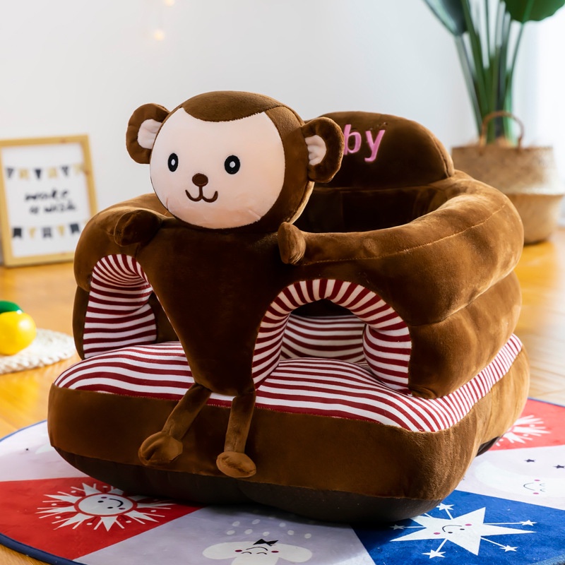 Sofa Bayi Jumbo Lucu | Kursi Bayi Motif Hewan | Bangku untuk Belajar Duduk Bayi Anak Import MODEL TERLARIS