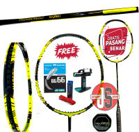 Raket Badminton / Bulutangkis Maxbolt Thunderbolt 35 LBS Free Senar Dan Grip