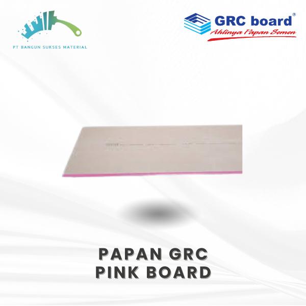 PINK BOARD - Papan GRC PlafonPartisi & Pelapis Dinding - Tebal 4 mm ukuran 1220 x 2440 mm