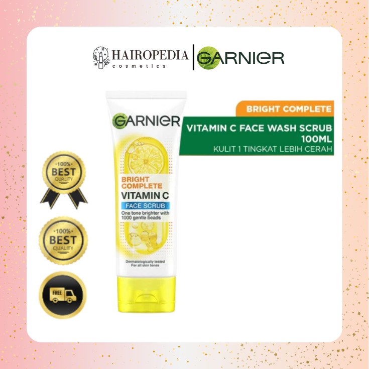 ❤️HairopediaStore❤️ Garnier Light Complete White Speed Brightening Foam 100 ml / Garnier Bright C...
