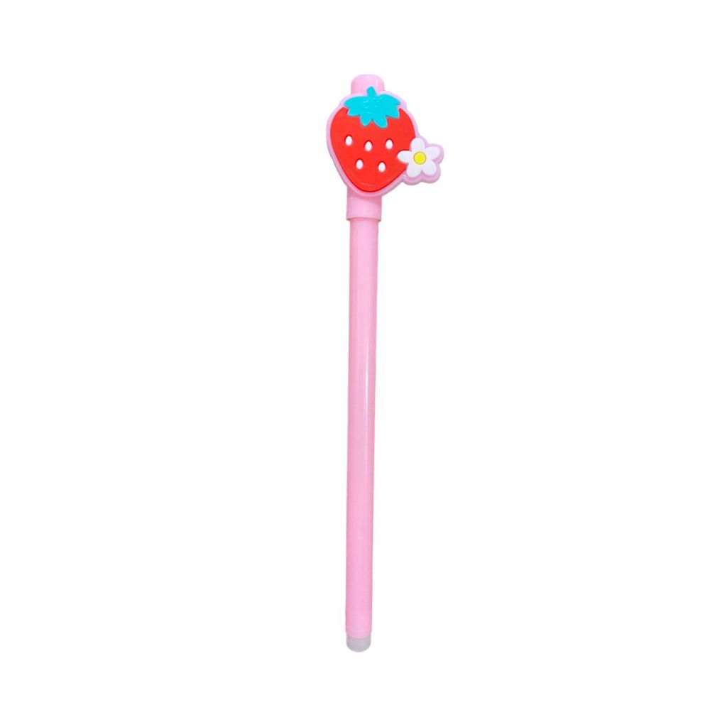 Pena Gel Karakter 3D Lucu Pulpen Karakter Kartun Buah 0.5mm Pen Cute Student Japanese Alat Tulis Kantor Sekolah Pena Pen Pencet Tinta Cair Ujung Lancip Import BRG