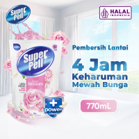 Super Pell Pembersih Lantai Pel Lantai Harum & Wangi Love Blossom 770ml