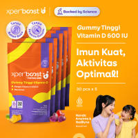 Expert Boost - Bundling 5 Pouch Gummy Vitamin D 600 IU Anak dan Dewasa | Paket 30 Hari