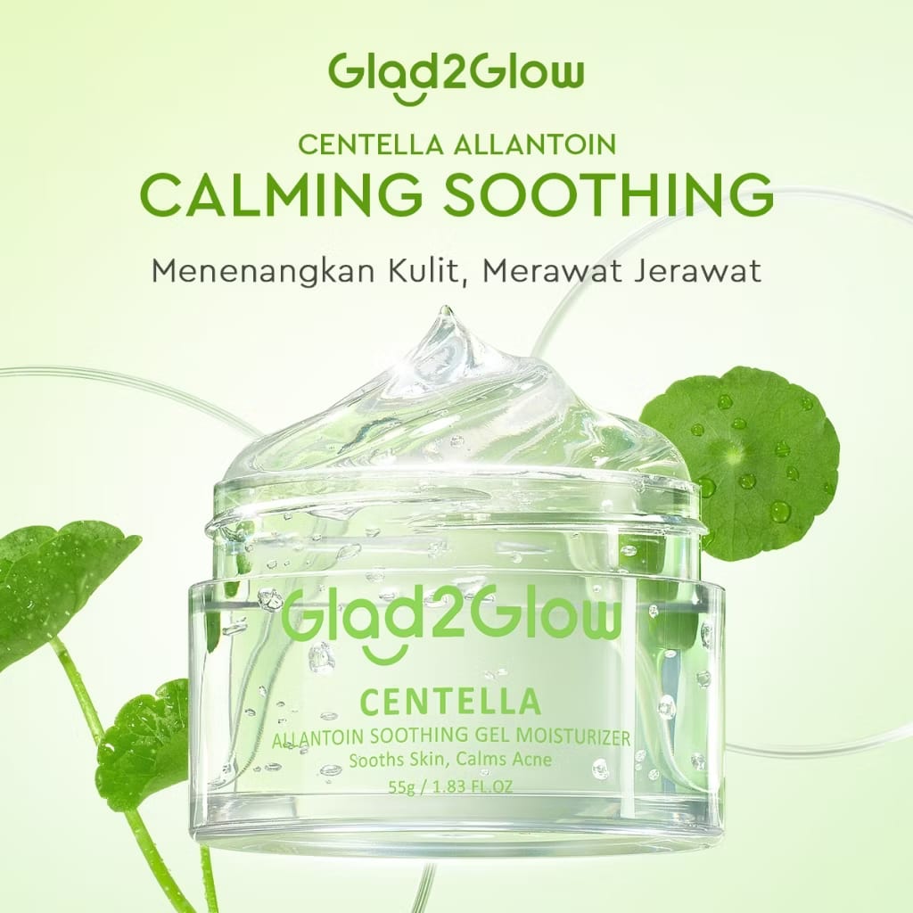 Glad2Glow Moisturizer Brightening Repair Skin Barrier Ceramide & Centella All Variant