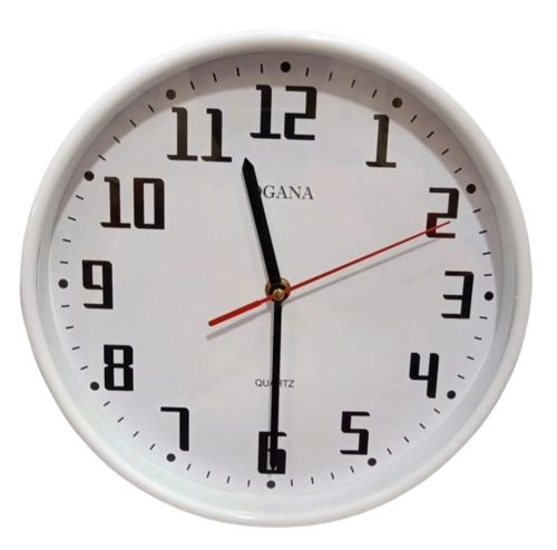 Jam Dinding Putih Polos Diameter 30 Cm – Jam OGANA PAKING AMAN / Jam Dinding BESAR Jam Dinding Quartz Hiasan Dinding Jam Dinding Polos - Jam Dinding Analog
