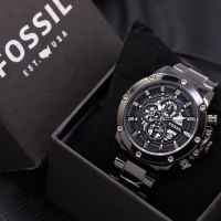 ORIGIN fossil crono off  jam tangan pria fossil tari rantai  fitur tanggal on  jam tangan mewah  jam tangan COD  free box fossil dan free batrai cadangan